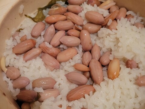 生落花生ご飯